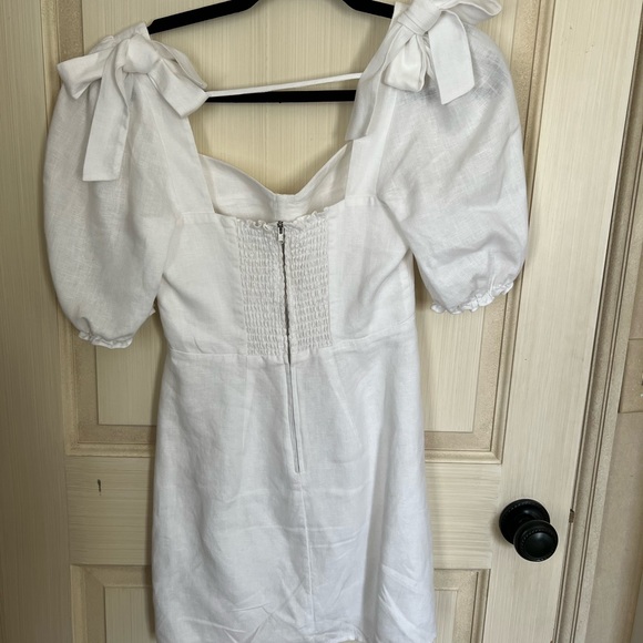 Reformation White Linen Dress - worn once - Picture 4 of 4